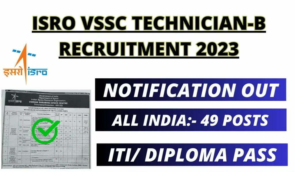 ISRO VSSC Technician-B Recruitment 2023, Exam Date Released ...